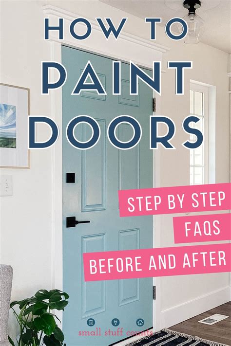 how to paint door door numbers